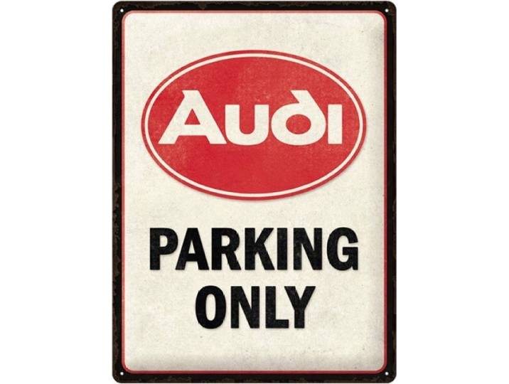 Wandbord - Audi - Parking Only
