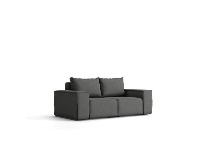 Kaiser Möbel Gartensofa Sofa Für Den Garten Sonne Grau, Holz, 180x73x88 cm, Gartenmöbel, Loungemöbel, Gartensofas & Loungesofas