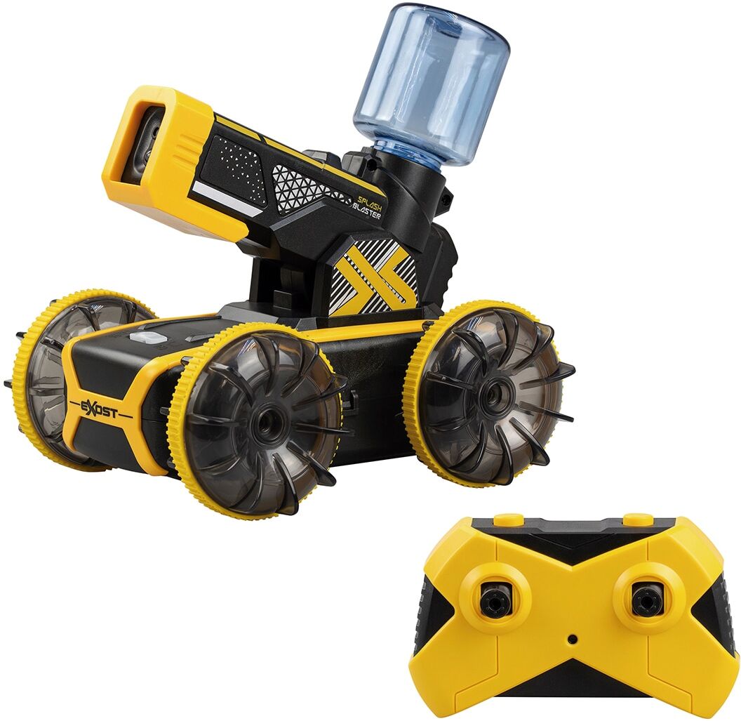 Bizak Exost phyton blaster, vehículo que dispara chorros de agua para jugar en tierra y en agua..