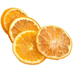 Orangenscheiben, 5–6 cm, 20 Stück