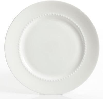 Gibson Gracious Dining 16pc Bone China Double Bowl Dinnerware Set in White