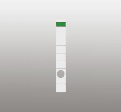 Rückenschild, Rückenbreite 39 mm, selbstklebend, 10 Stück, weiß