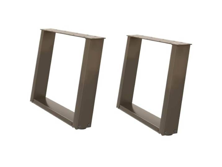 hliofuir 2er Set Couchtischbeine U-Form 70x43cm Metall Tischbeine Stahl Robuste Tischuntergestelle aus pulverbeschichtetem Stahl für individuelle DIY Couchtische im Wohnzimmer oder Büro.