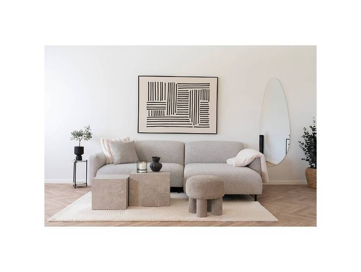Tapis en laine Bisnali Beige 160 x 230cm Laine