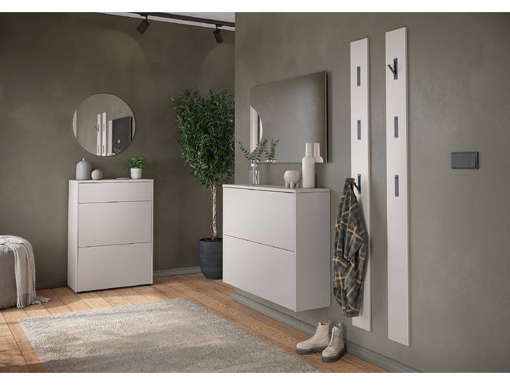 Commode polyvalente Binetto 99 x 84 x 27cm Beige/Cachemire