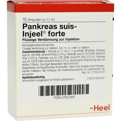 Biologische Heilmittel Heel GmbH PANKREAS SUIS Injeel forte Ampullen 10 St 00762365