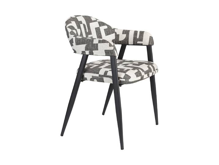 Design Stuhl „Miyo“ mit Armlehnen Multicolor Dutchbone