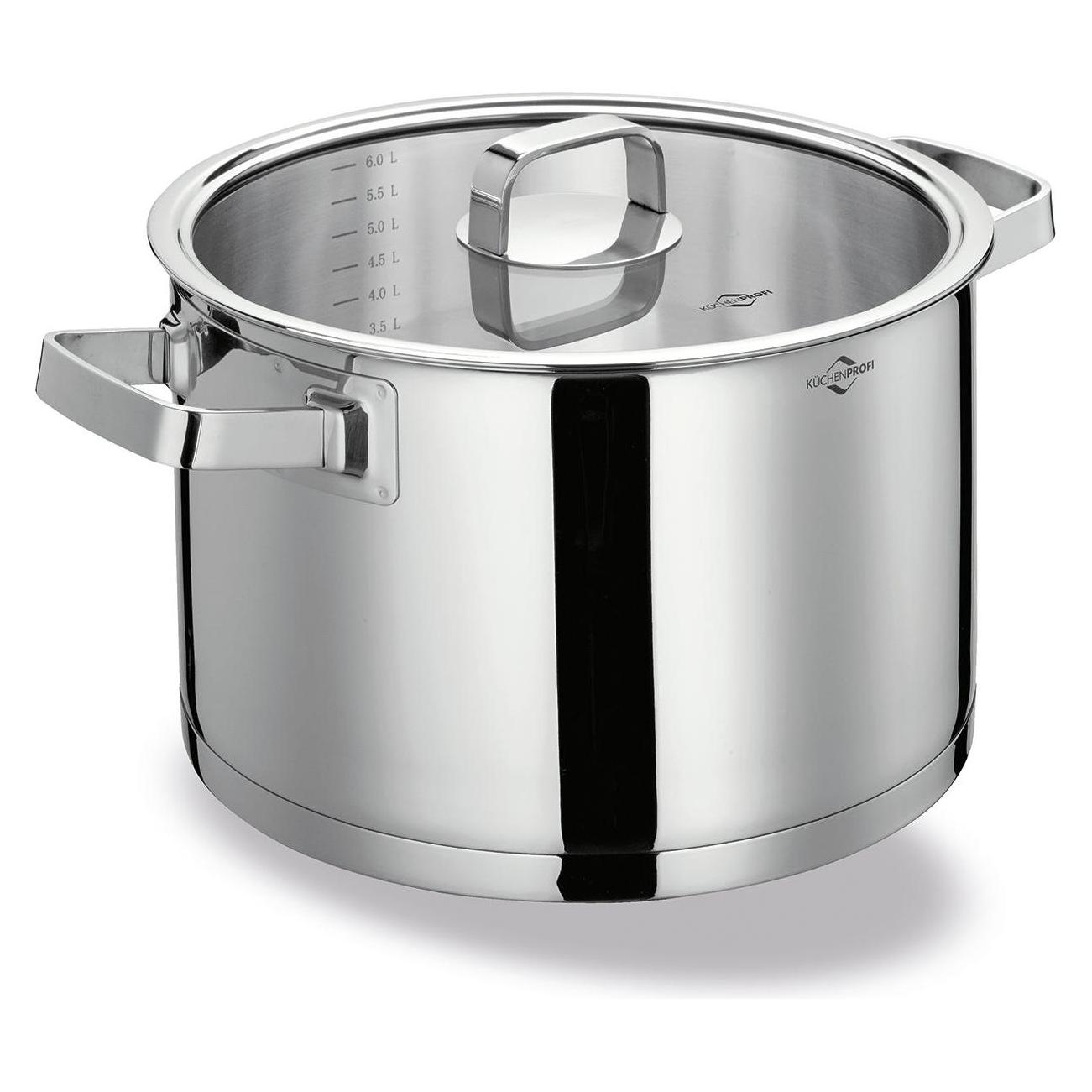 Küchenprofi COOK - Kochtopf SAN REMO 24cm (Bratpfanne, Kochtopf, Edelstahl, 24 x 14.50 cm) (2390052824)