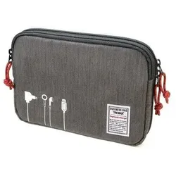 TROIKA BUSINESS TECH POUCH 2 Personal Organizer Polyester Schwarz, Grau