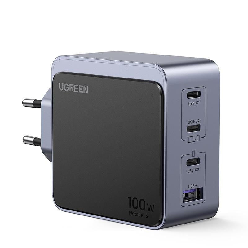 UGREEN Nexode X565 GaN Fast Charger 100W PD Ladegerät 3x USB-C (2x 100W 1x 22.5W) 1x USB-A 35043