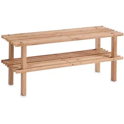 Schuhregal BAMBOO (BHT 70x30x26 cm) - braun - BHT 70x30x26 cm