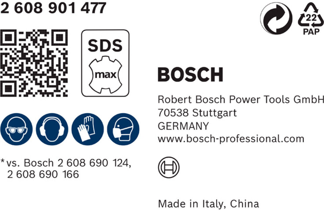Bosch EXPERT SDS Clean max Flachmeißel-Adapter 25 x 400 mm (2608901477)