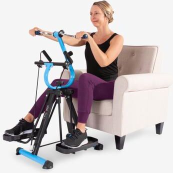 HOMETRACK™ Home Gym by North American Health+Wellness in Black Blue