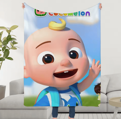 Inspire Curations CoComelon Kids Plush Throw Blanket 3 gait150x220cm