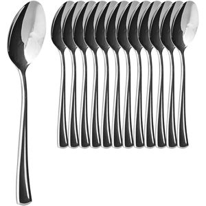 Esmeyer Esslöffel Stockholm 204-046, 19,2 cm, Edelstahl 18/10, silber poliert, 12 Stück