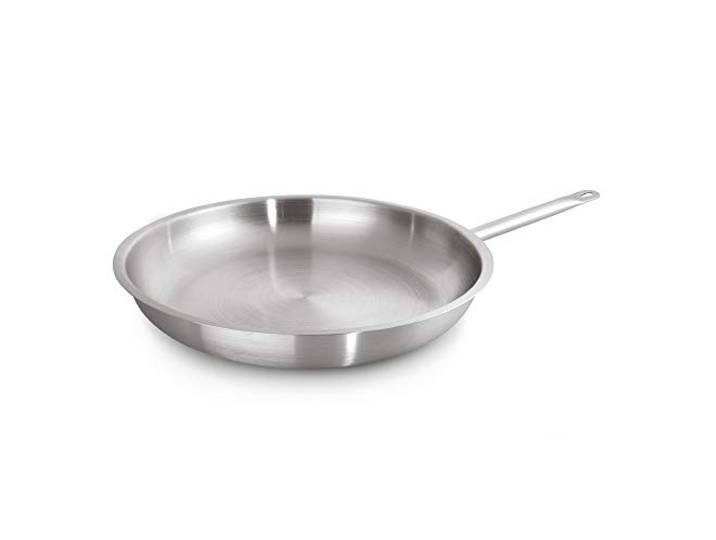 WAS 5040 400 Pfanne, Unbeschichtet, 40cm Durchmesser, 6cm Hohe