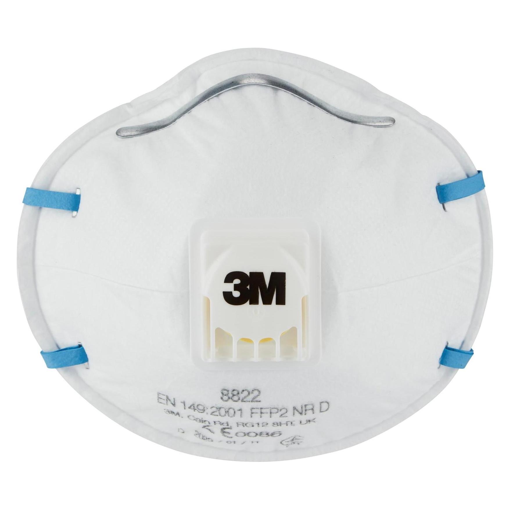 3M Atemschutzmaske 8822 (FFP2, 10x) (69-8822PRO10)