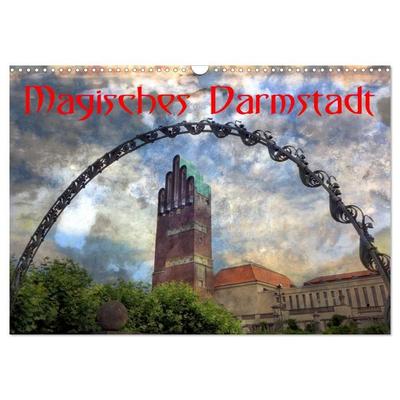 Magisches Darmstadt (Wandkalender 2027 DIN A3 quer), CALVENDO Monatskalender