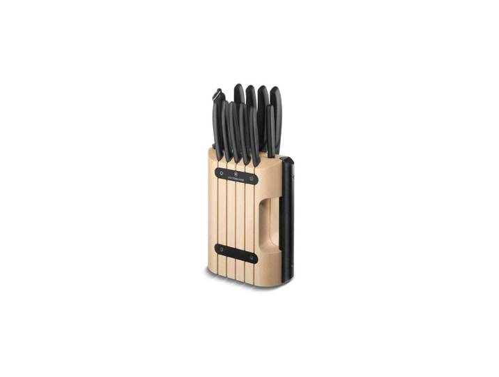 Messerblock VICTORINOX mit Messer Swiss Classic 11-teilig , beige (natur), Messerblöcke, Messerblock