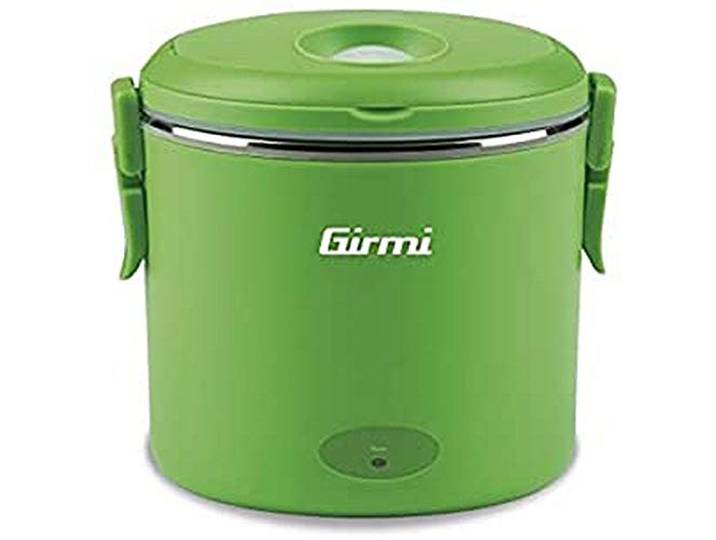 Girmi SC01 Lunch box électrique Vivandiere\, bol en inox 0\,7 L\, 40 W\, Vert