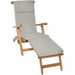 DECKCHAIRAUFLAGE Loftlux DC 175/45/5 cm Hellgrau