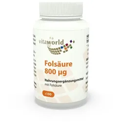 FOLSÄURE 800 μg Tabletten 100 St