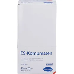 Es Kompressen Steril 10x20cm 8Fach 50 ST