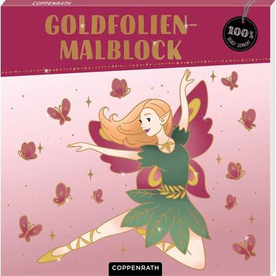 Goldfolien-Malblock, Zubehör von , Coppenrath, 978-3-649-65357-8