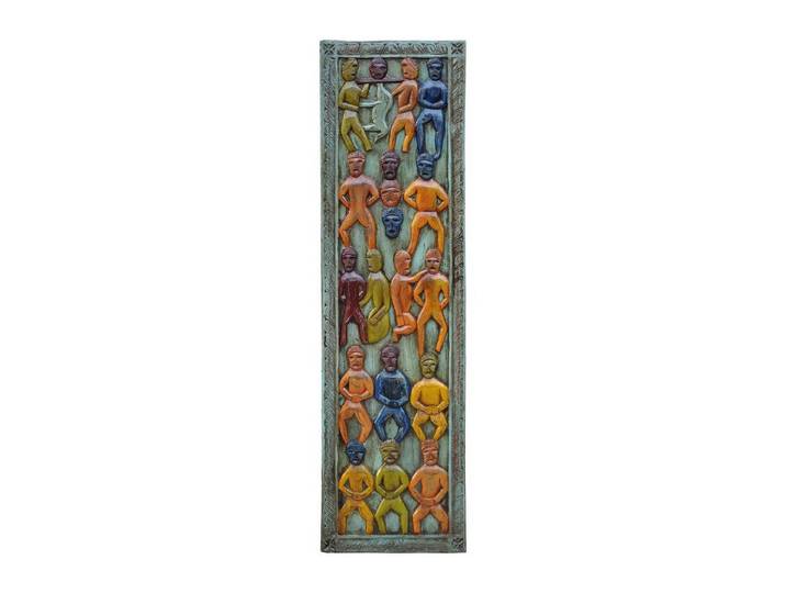 Luxury-Park-Direct Kommode Indien schlankes buntes Wandbild Dekortafel ethno style colour. Luxury