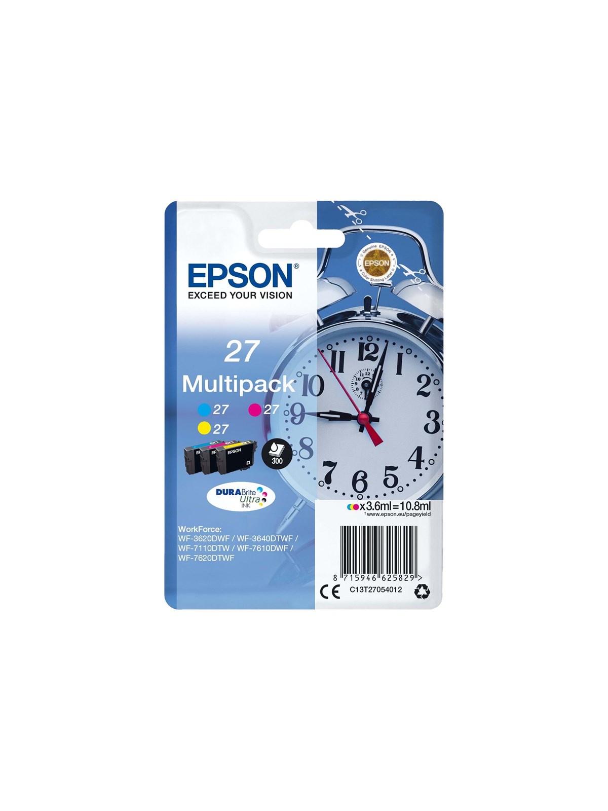 Epson 27 / C13T2705 - Multipack CMY