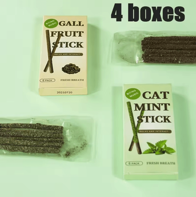 Inspire Curations SilverVine Natural Matatabi Cat Chew Sticks 4 Boxes