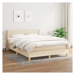 vidaXL, Boxspringbett, Mavonas (Flach mit Nägeln) (140 x 200 cm)