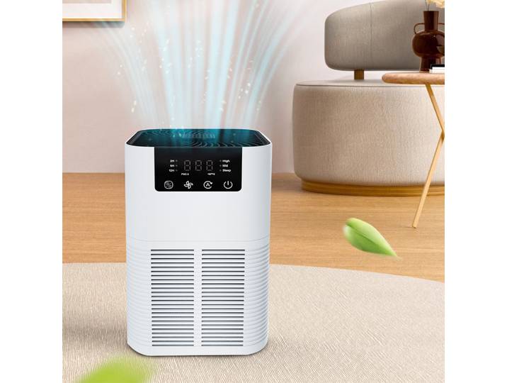 Purificateur d'air, générateur d'ions négatifs d'odeur de fumée avec purificateur d'air d'aromathérapie pour filtre HEPA domestique, purificateur d'air efficace