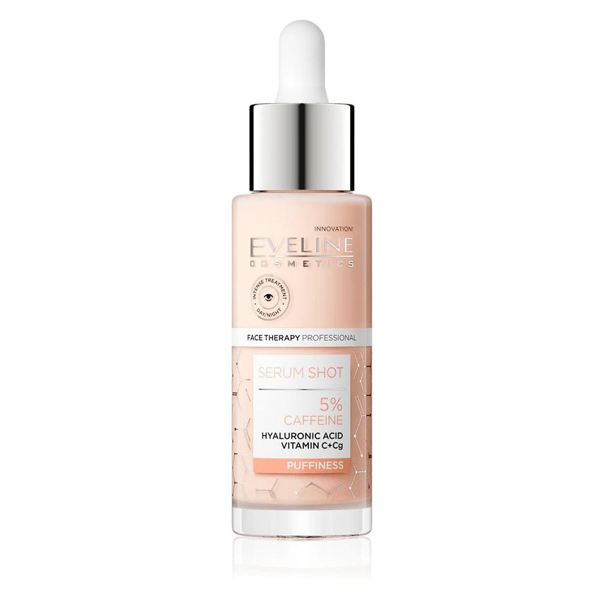 Eveline Serum Shot 5% Caffeine Serum For Puffiness Under The Eyes And Eyelids 30Ml (30 ml) (EV1296)