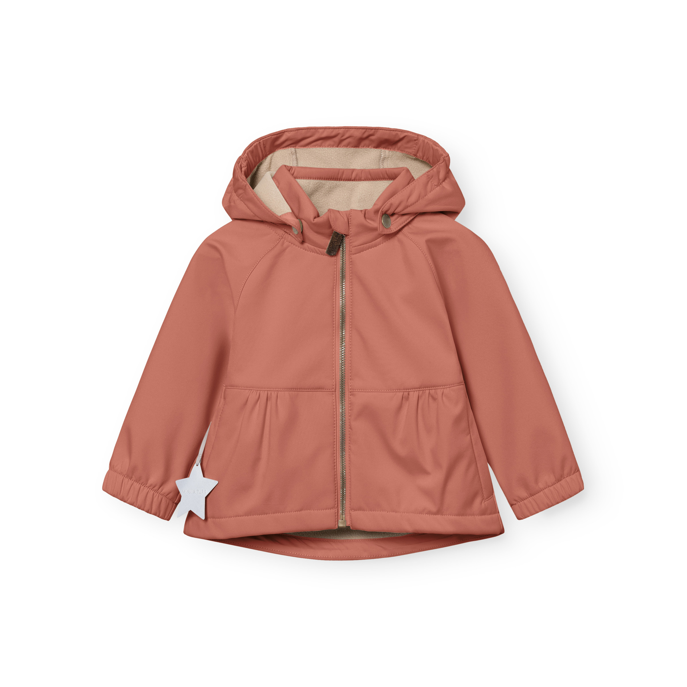 Mini A Ture Matbriddi Softshell Kinder Softshelljacke braun Größe 104 Lifestyle Atmungsaktiv