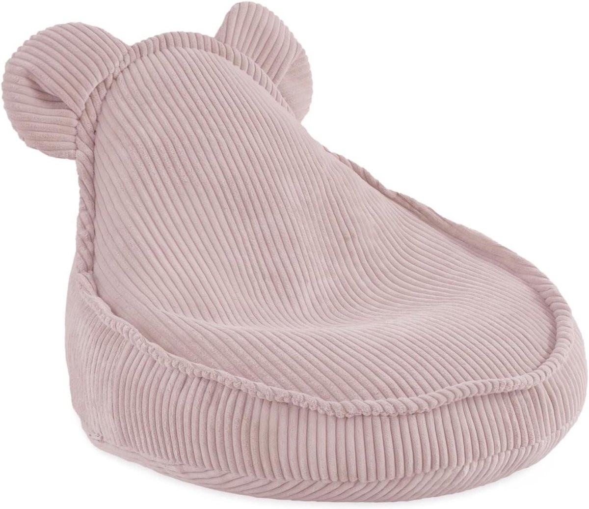 Roze Zitzak voor Kinderen met Wasbare Corduroy Hoes - 68 x 45 cm