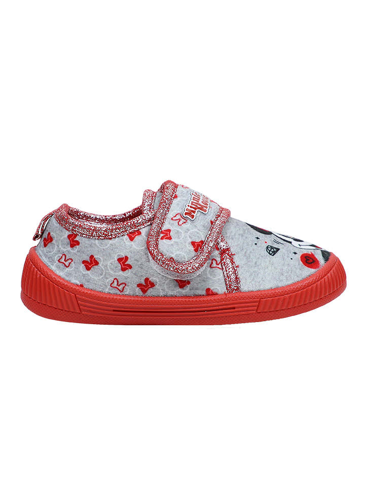 Walt Disney Slipper in Grau/ Rot - 25