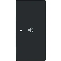 Busch-Jaeger Wippe 2-fach, rechts Symbol "Volume", Busch-art linear® (schwarz matt)