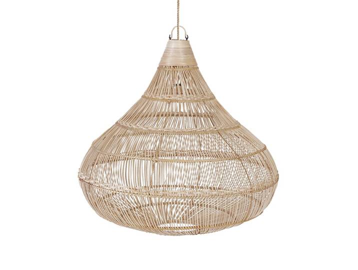 Suspension rotin marron 80x80x77cm