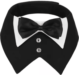 Inspire Picks Sucado Elegant Dog Tuxedo Bandana For Weddings & Special Occasions 1 l