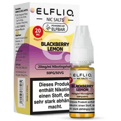 ELFLIQ – Blackberry Lemon NicSalt Liquid 10ml / 20mg