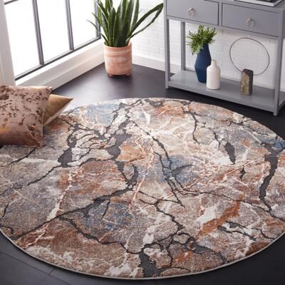 SAFAVIEH Cyrus Shag Dilber Modern Abstract Rug