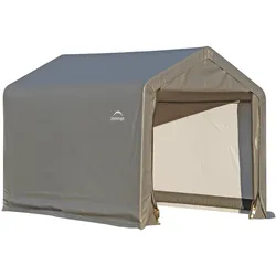 Shelter Logic Foliengerätehaus, Weidezelt "Shed-In-A-Box", 240 x 240 cm,grau,5,76m2