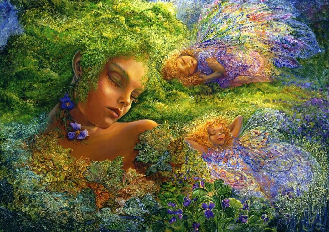 Grafika Puzzel Josephine Wall - De Mossmeisje - 1500 stukjes - Fantasy
