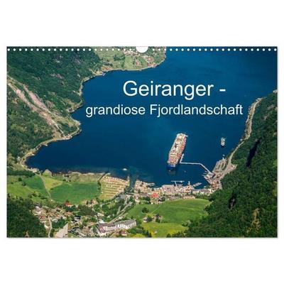 Geiranger - grandiose Fjordlandschaft (Wandkalender 2026 DIN A3 quer), CALVENDO Monatskalender