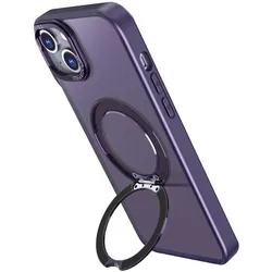 Jaym Coque Renforcée Compatible Iphone 16 Avec Anneau Stand Magsafe Rotatif - Violet -  (Apple iPhone 16), Smartphone Hülle, Violett