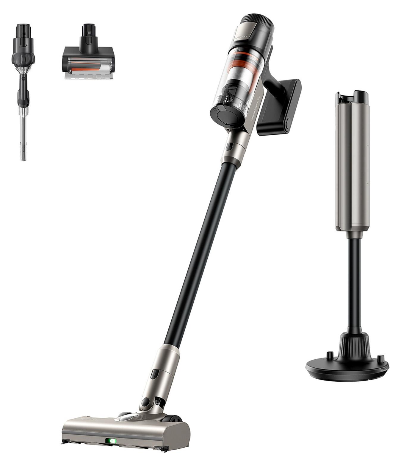 UWANT V600, 4-in-1 stick vacuum, Staubbeutel, Grau, 0,4 l, Rechteckig, Trocken