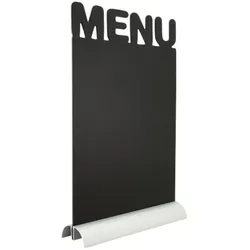 Securit Kreidetafel »Menu« schwarz, 21x342 cm