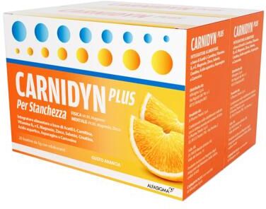 Carnidyn Plus BIPACCO Magnesio Sali Minerali e Carnitina per stanchezza 2X20 Bustine