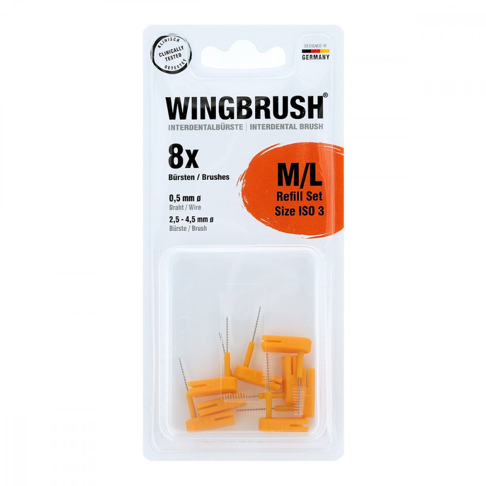 IMP GmbH International Medical Products Wingbrush Refill-set Interdentalb.iso 3 medius /large 13704990